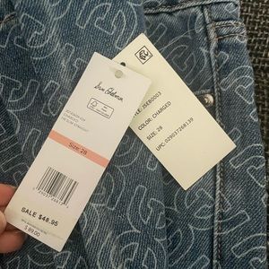 Sam Edelman logo jeans